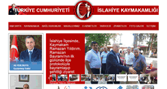 Desktop Screenshot of islahiye.gov.tr